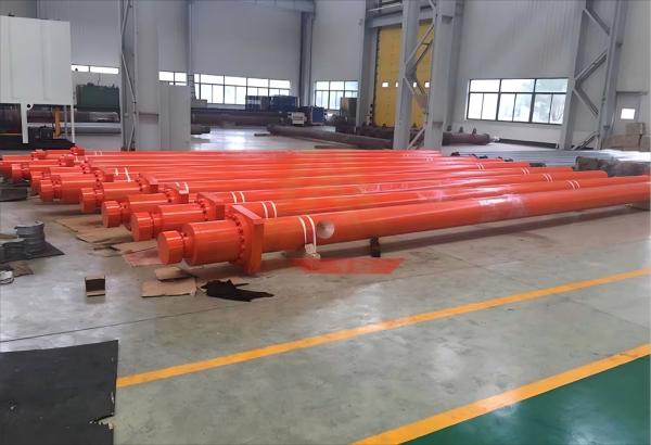 Water Conservancy Hydraulic Piston Cylinder 150T Capacity Stainless Floodgate