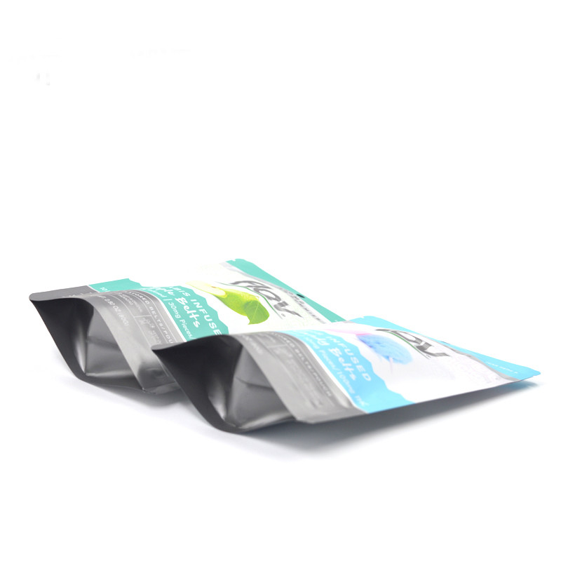 Food Packaging Reusable Zipper Pouch Eco Friendly Customized Logo Printing