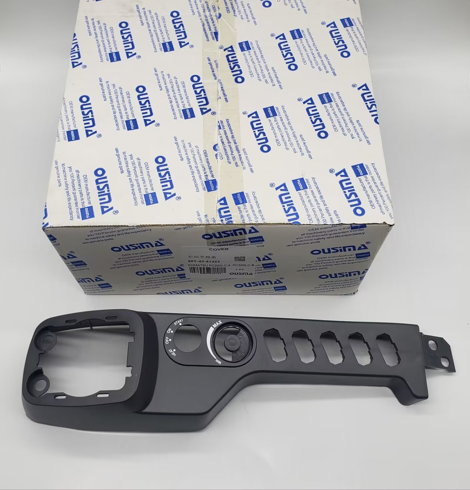 20Y-53-12122 Excavator Accessory Monitor Panel Cover For KOMATSU PC220 PC290 PC350 PC400