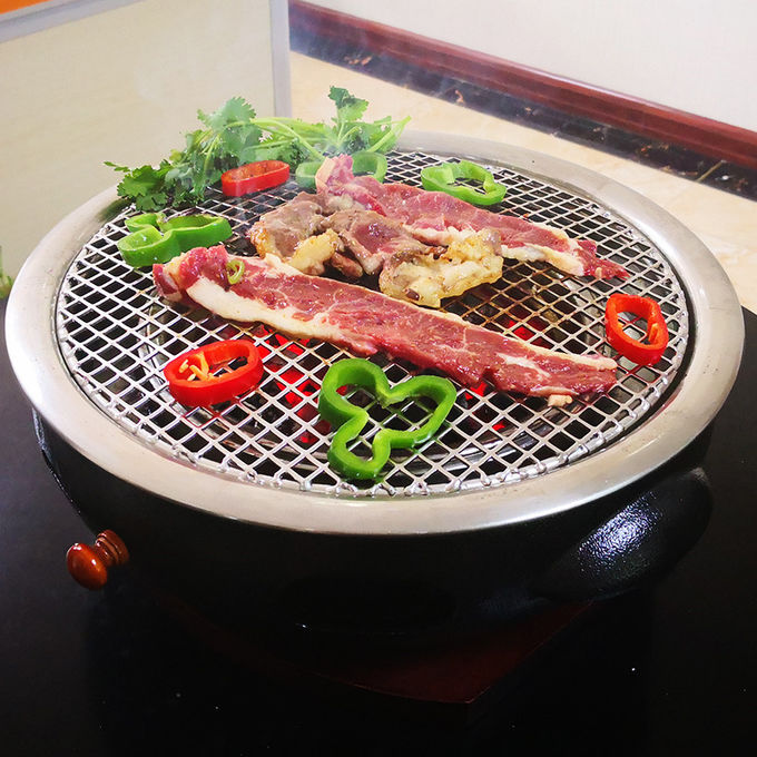 Round Barbecue Dia 250mm Grill Tray Rack Household With PICC Certificate