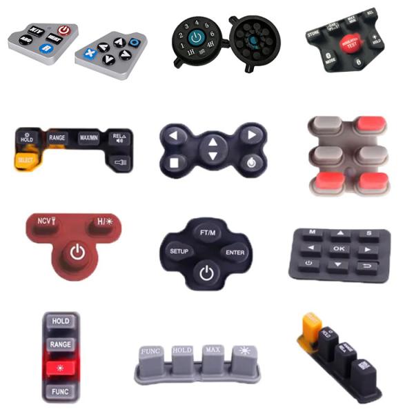 Auto Silicone Rubber Keypad Air Conditioning Silicone Keypad Button Rubber Auto