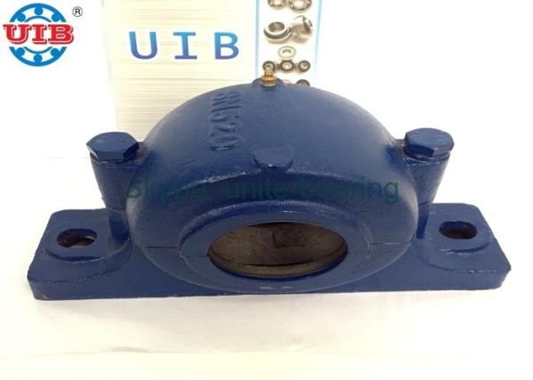 C45 SN511 Split Plummer Block Radial Bearing , Gray Cast Iron Low Friction