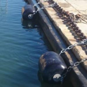  Marine Floating Colorful Bumper Polyurethane EVA Marine Fender With Chain And Tire Net Manufactures