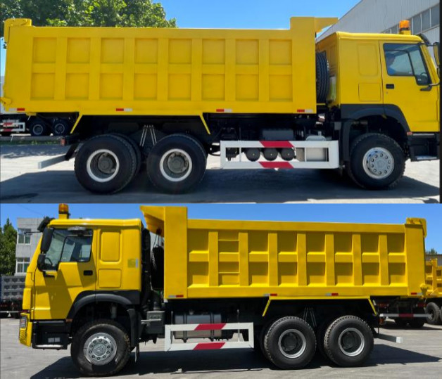 Sinotruk Howo 6x4 Truck Euro 2 Dump Truck Single Sleeper 20-40 Ton Payload Leaf Spring
