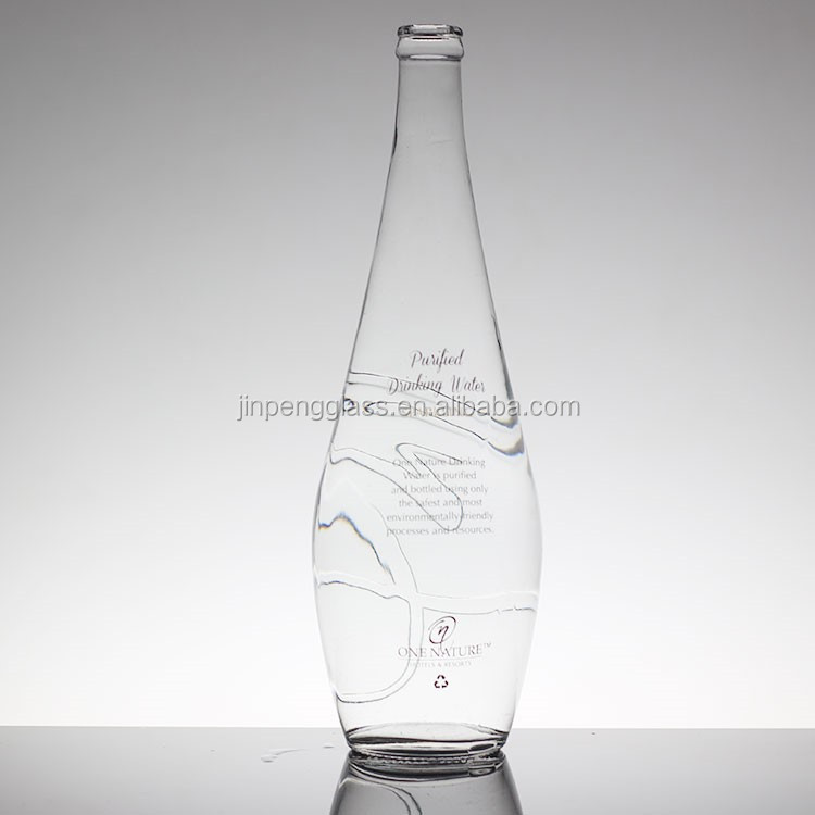 Glass Tequila Spirit Bottles with Fancy Vintage Design in 350ml/700ml/750ml Volume