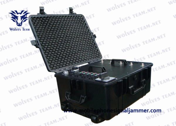 Military Waterproof High Power Portable VIP Protection Defence RF Signal UAV