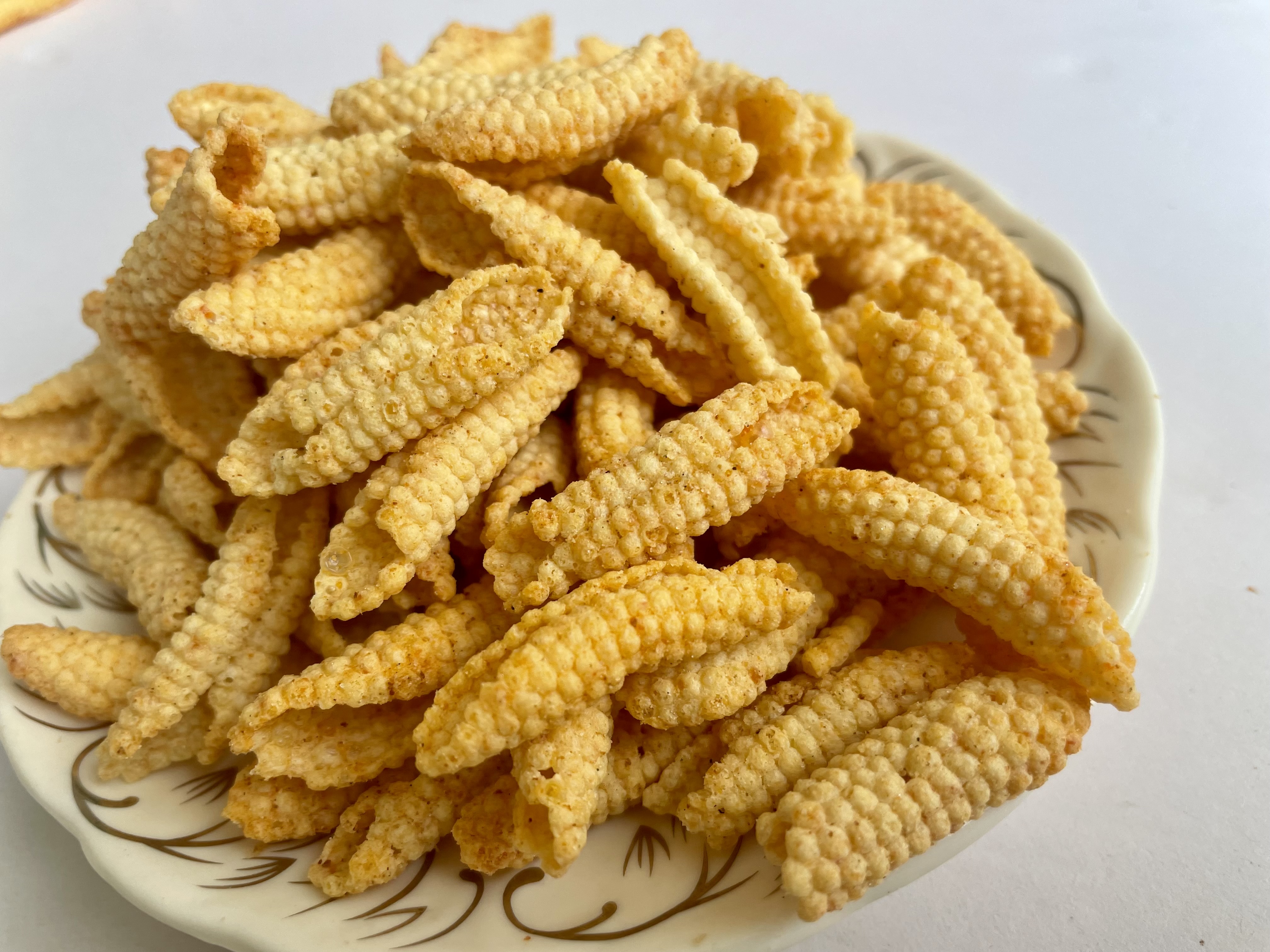 Cereal Fried Rice Crackers Golden Squid Rolls Puffed Party Leisure