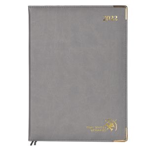 Daily Plan In Grey With Monthly Tabs And Hourly Schedules