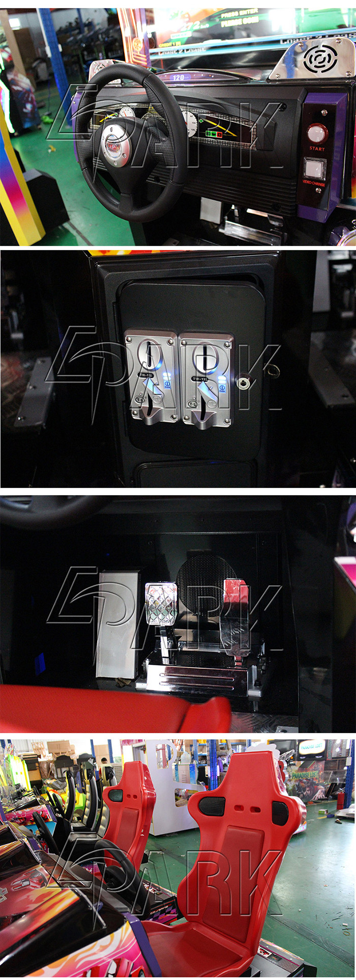 2 Coast Racing Video Game Equipment Classic Arcade Outrun Series