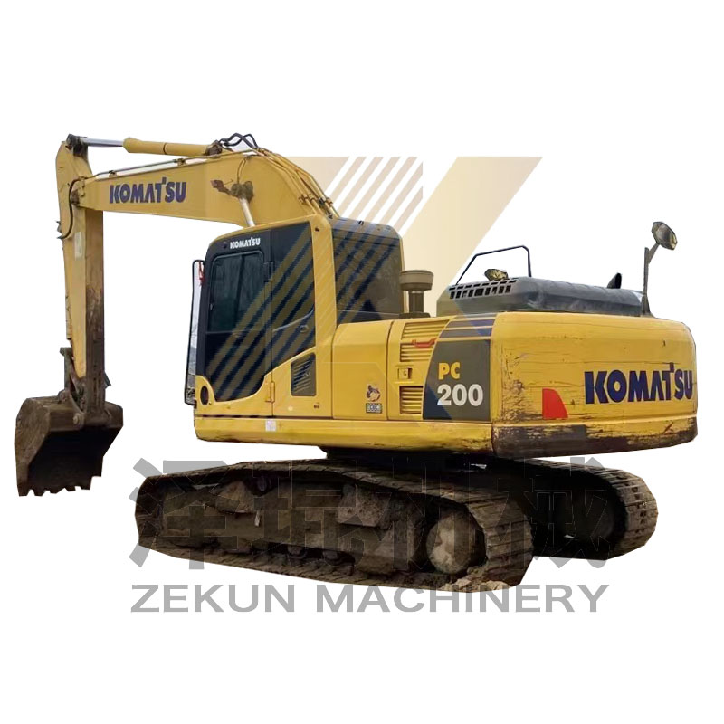 Second Hand PC200-7 Komatsu PC200-7 Crawler Digger in Shanghai PC-200-8M0 2019