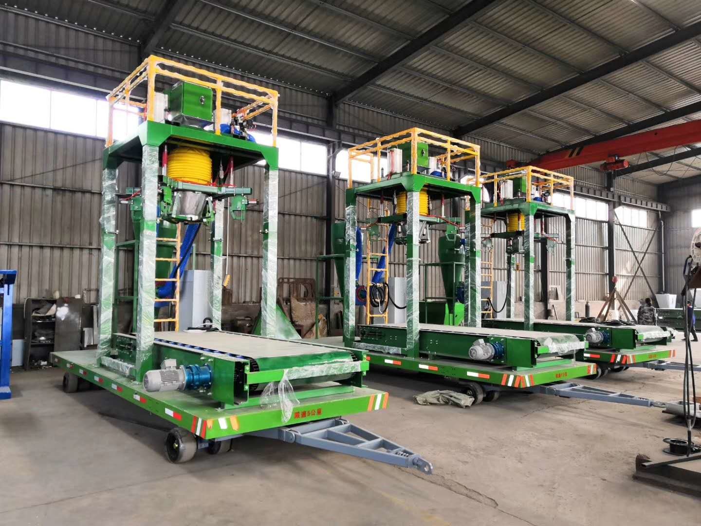 Fertilizer Sand Automatic Weighing And Bagging Machine Double Load Cel Mobile