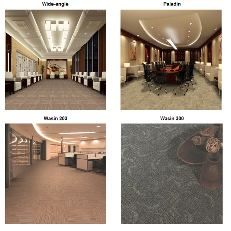 High quality textiles carpet tile with multi level loop pile