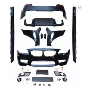 China PP Plastic F10  M5 body Kit For BMW 5 Series F18 car bumper Body Kits Front Bumper Rear Bumper Side Skirts fender For In on sale