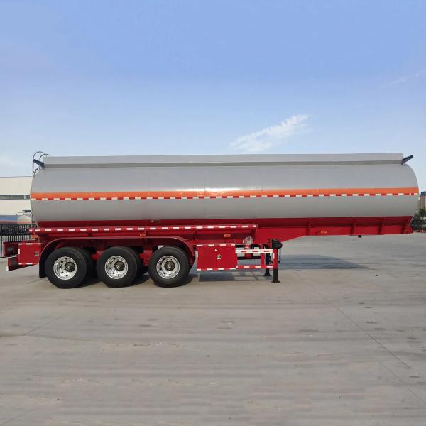 3-Axle 12r20/12r22.5 Tire 45000l 50000l Original Axle Stainless Steel Tank Truck