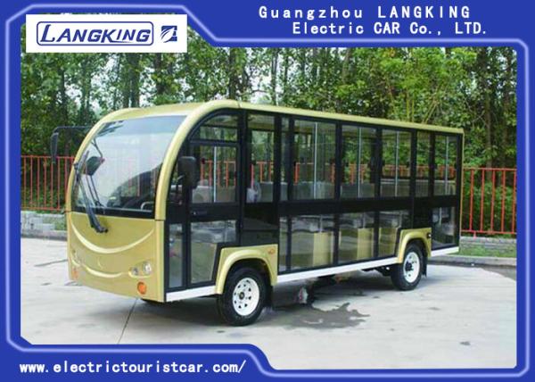 18 Seater Electric Sightseeing Bus For Campus / Villages / Airports / Terminal