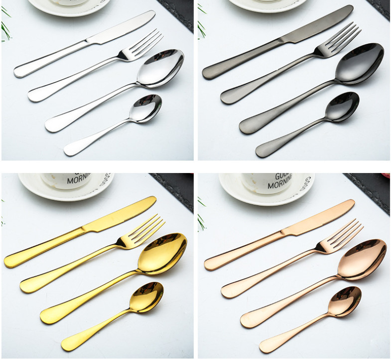 Stainless Steel Hotel Cutlery Blue Flatware/Tableware/Dinnerware