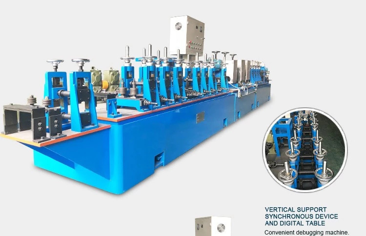 Straight Seam ERW Tube Welding Line , DB16mm Round Or Rectangular Pipe Milling Machine