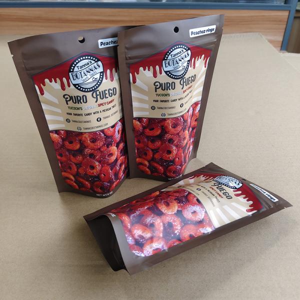 ​​Pantone-Matched Custom Logo Stand-Up Bags 10-Color Flexo Printing For Food