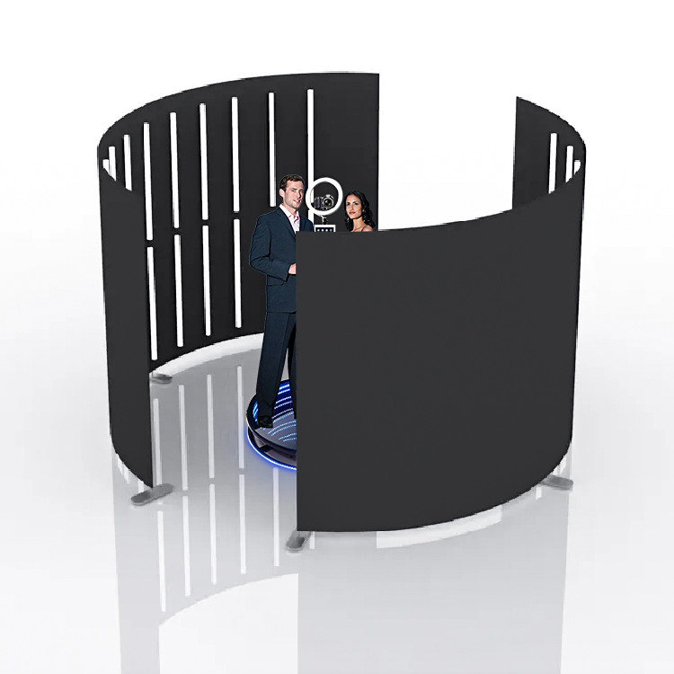 Portable Led Backdrop Screen Tradeshow Exhibition 360 Photo Booth Backdrop