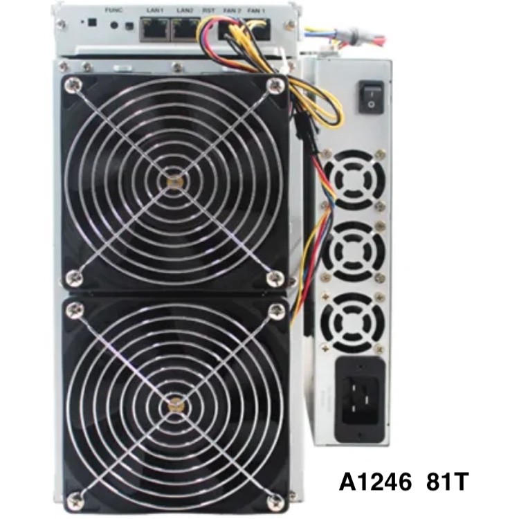 81th/S Avalon Miner A1246 Asic Blockchain Mining 3425W Power