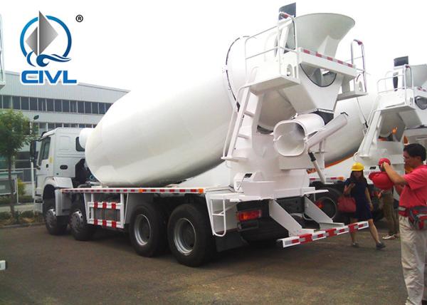 EUROII Sinotruk HOWO Mobile Concrete Mixer Truck with 10CBM tanker RHD 10 Wheels