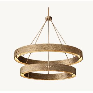 China LED Two Tier Round Chandelier 60 Modern Staircase Chandelier 3000K on sale