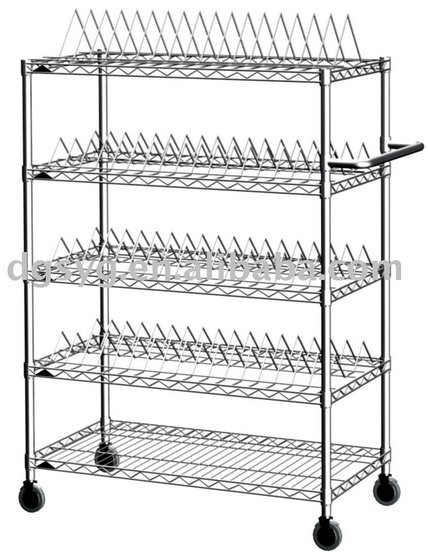 8 Grid ESD Storage Shelves Width 350-750mm For Hospital / Lab / Electronic Workshop