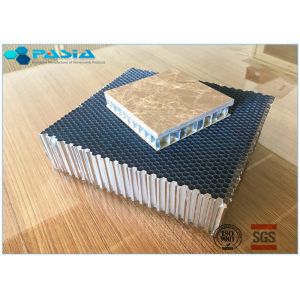  High Rigidity Aluminum Honeycomb Panels , Honeycomb Core Panels 25 Mm Thickness Manufactures