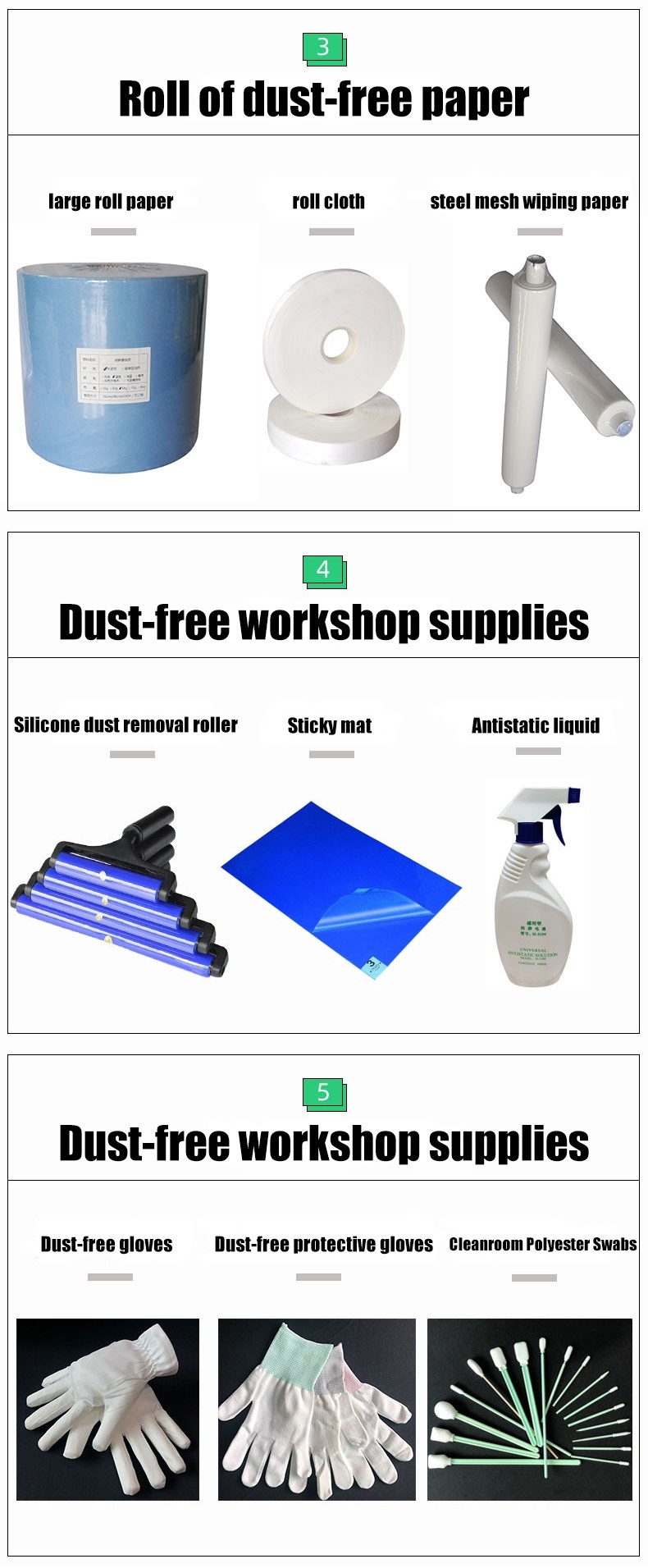 Circuit Board Clean 100 Wipe Dust Cloth Mesh 140g Fiber Dust Free Cloth 12 Inches