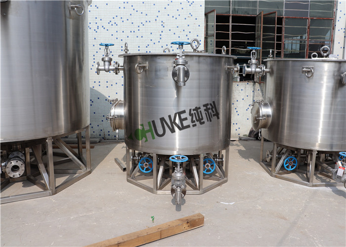 Big Stainless Steel Filter Housing Ss Mixing Tank Easy To Clean High Stability