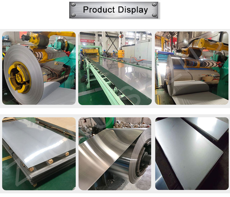 Hot Rolled Stainless Steel Coil 201 304 316 430 Metal Strip Sheets in Coil with 2B Surface Finish and Inspection