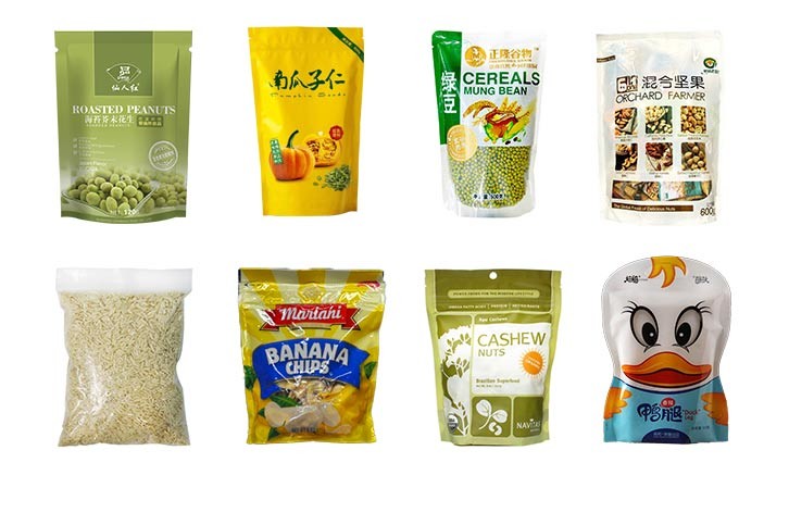 Automatic Vacuum Packaging Machine Doypack Stand-Up Bags Frozen Food Rotary Pre-Made Pouch Packing Machine