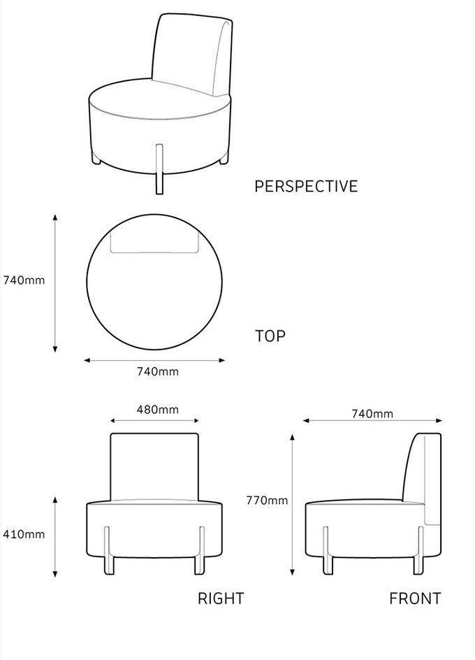 Card Seat Living Room 120*60*100 cm Modern Sectional Couches