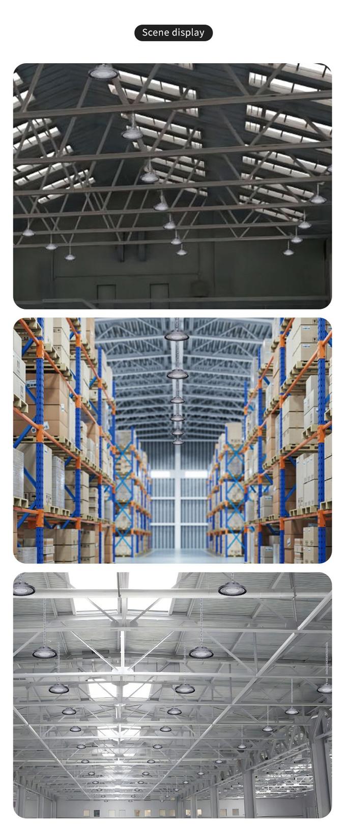 Workshop Led UFO High Bay Light Led High Bay Garage Lights 200w 150w 100w