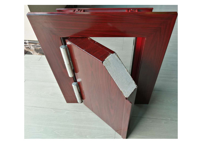 Perlite Filling SS Fire Rated Security Doors For Hospital