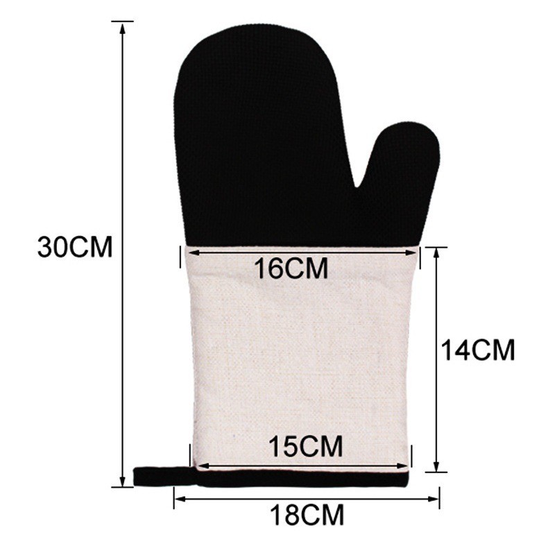 Custom Sublimation Kitchen Accessories Oven Mitt Pot Mat For Photos Printing