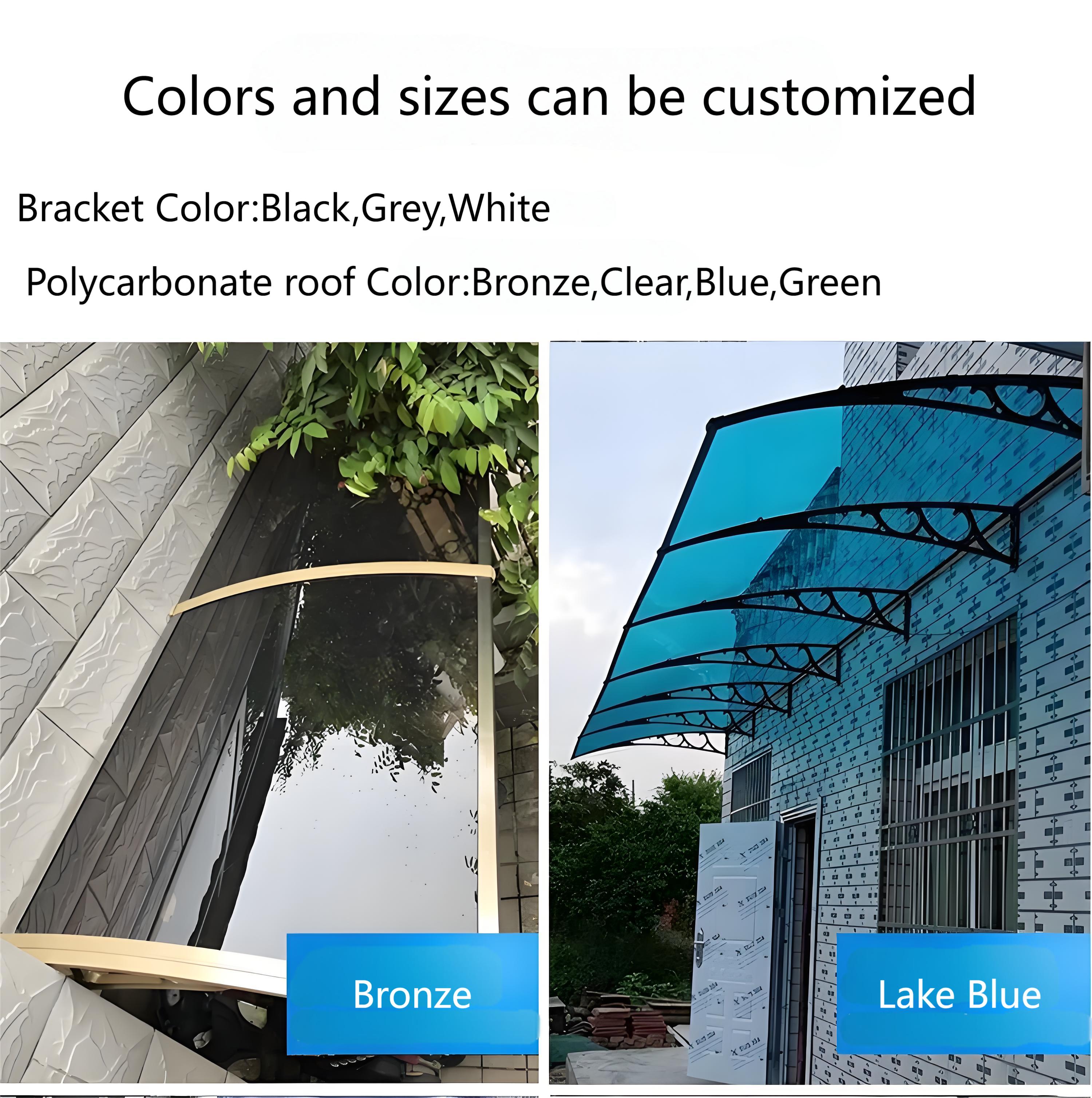 Customize Your plastic bracket DIY PC Canopy Kit with Hollow Polycarbonate Sheets weather resistant