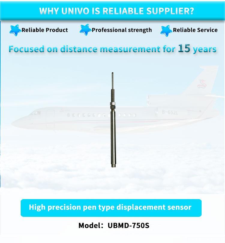 UNIVO Displacement Sensor High Accuracy Linear Motion Position Sensor Gage Head LVDT