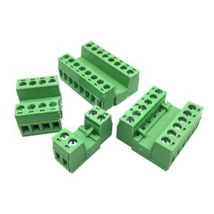 5.08mm Pitch PCB Pluggable Screw Terminal Blocks Docking Socket Plug 300V 15A