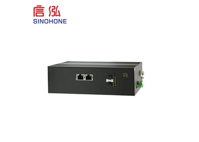 Managed Ethernet Fiber Optic Network Switch Aluminum Alloy 4 5 Port Without Fan