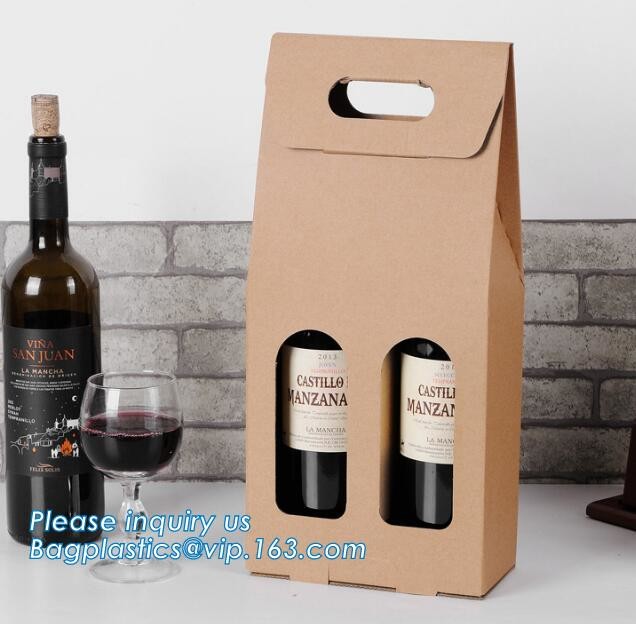 Customized Red Printed Kraft Paper Shopping Bag with Ribbon Handles and Bowknot,Kraft Paper Shopping Bag with Kinds off