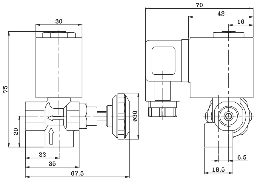 Pacific Steam Generator Iron Boiler Solenoid Valve 1/4'' 110V 220V
