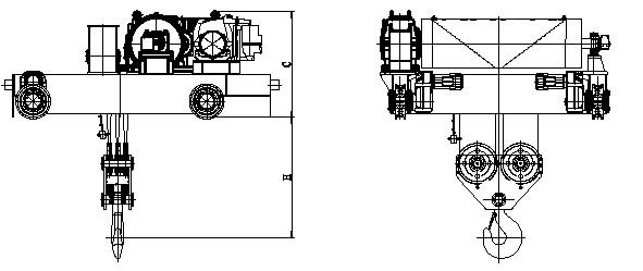 Thruster Electromagnetic Brake Electric Winch Hoist Trolley