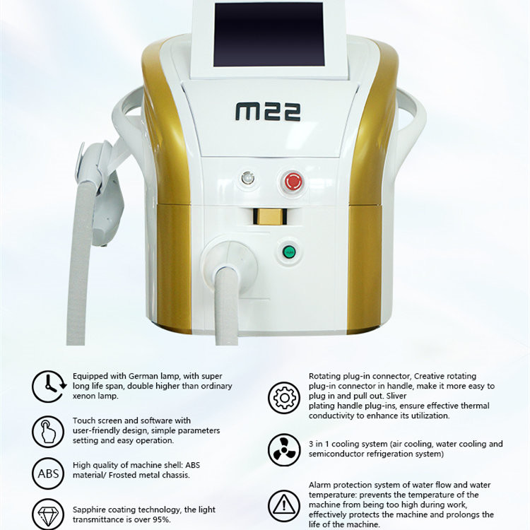 480nm Portable Diode Laser Hair Removal Machine For Facial Lifting Skin