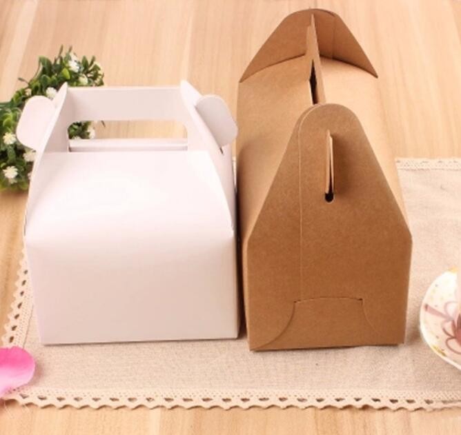 Wholesale custom Paper Cookies packing Cake Box with PVC window,Wholesale Plastic Square Birthday Wedding Packaging Clea