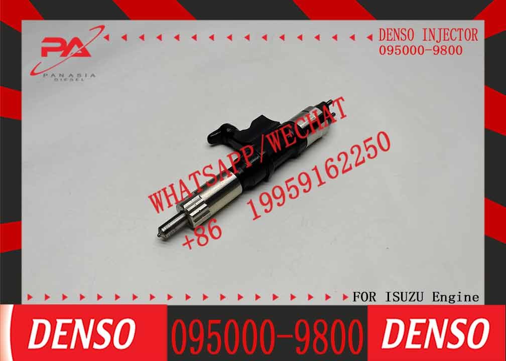 4pcs Denso diesel Fuel Injector 095000-9800 095000-1810 8-98219181-0 Compatible with Isuzu 4HK1 6HK1 Engine