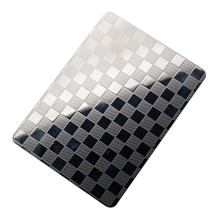 Hammered Stainless Steel Sheets Rose Gold Mirror Finish For Hotels Villa Lobby Interior Decoration