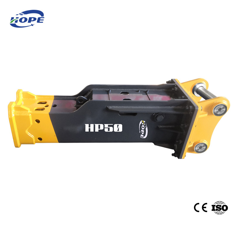 High Duarability Excavator Hydraulic Breaker 40 Crmo Chisels Materials -HP 50 High Quality Rock Breaker