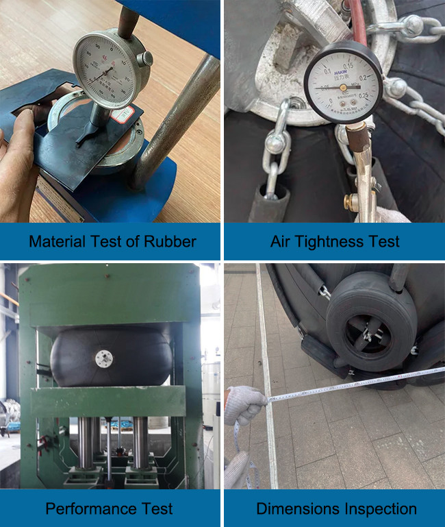 Marine Inflatable Yokohama Rubber Fender Customized For Ship To Ship