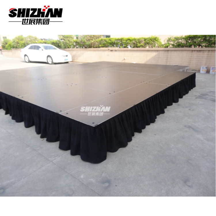 750kgs/sqm Heavy Duty Portable Aluminum temporary 4x4 Stage Platform